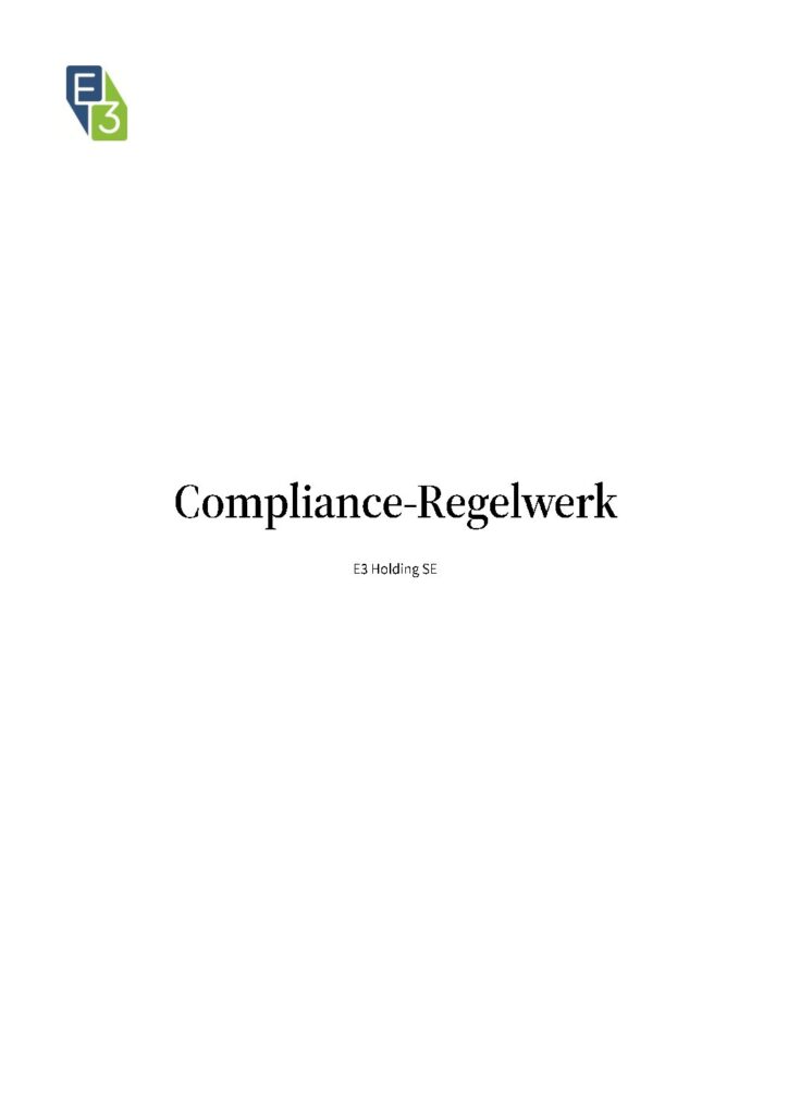 Governance: Compliance-Regelwerk