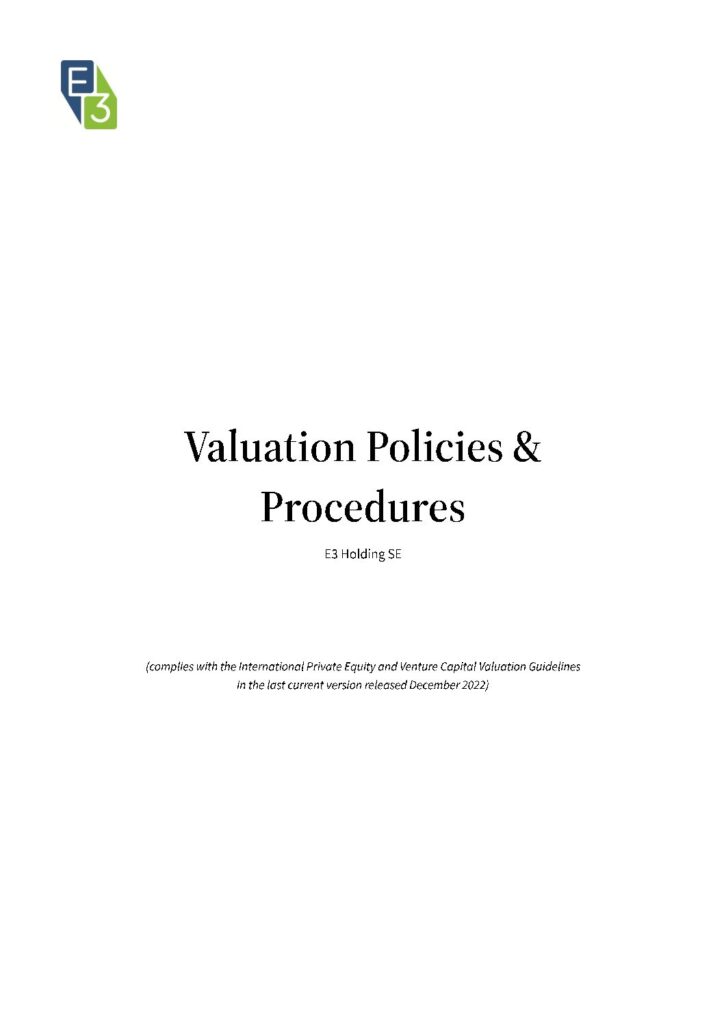 Governance: Valuation Policy & Procedures