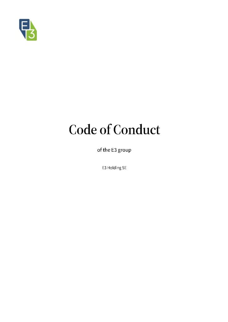 Governance: Code of Conduct